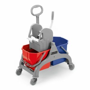 Double bucket cart with press 2 × 15 l