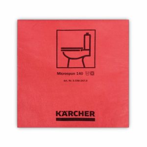 Microspun microfibre cloth, red