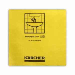 Microspun microfibre cloth, yellow