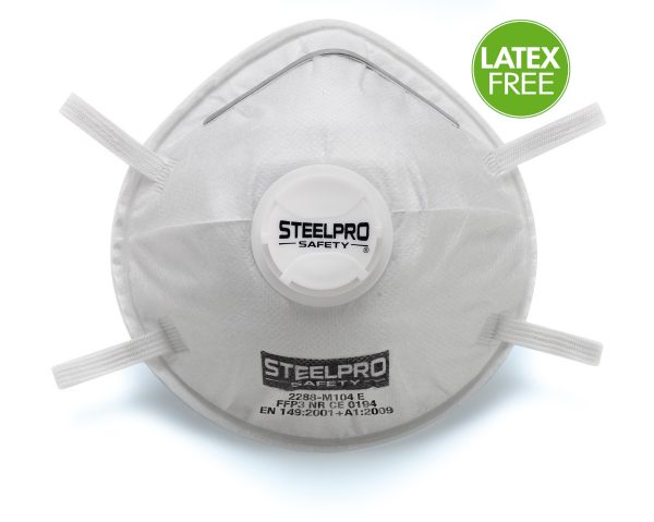 Disposable mask FFP3 with exhalation valve